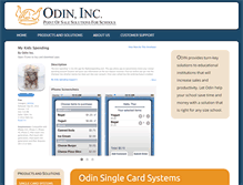 Tablet Screenshot of odin-inc.com